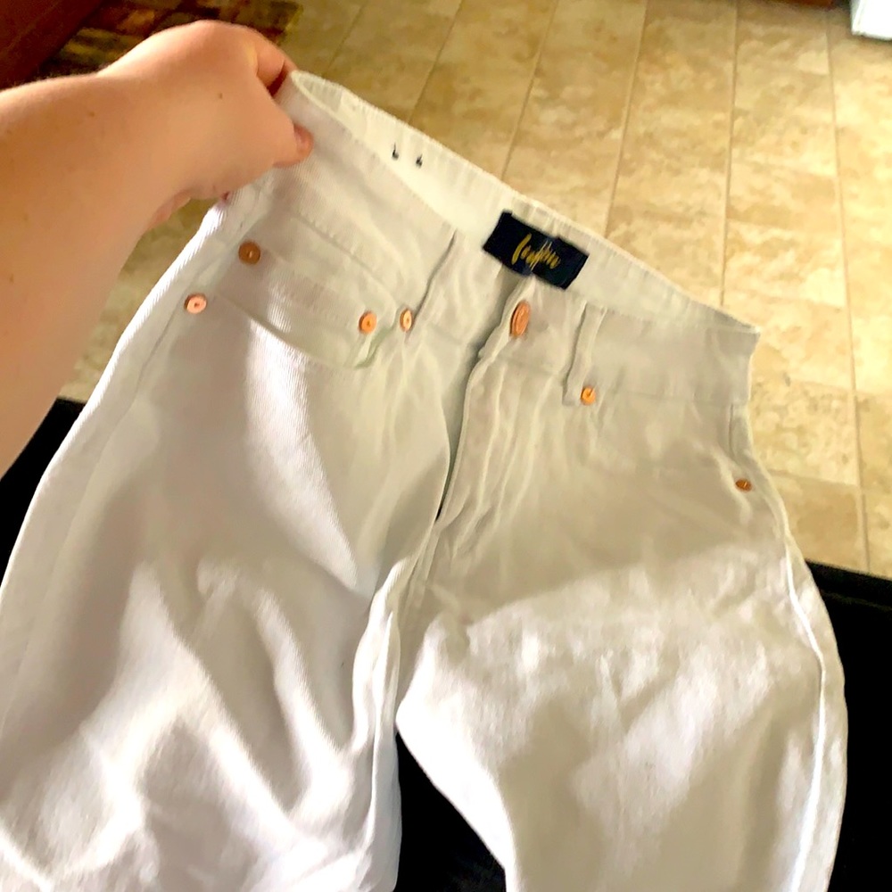 White jeans